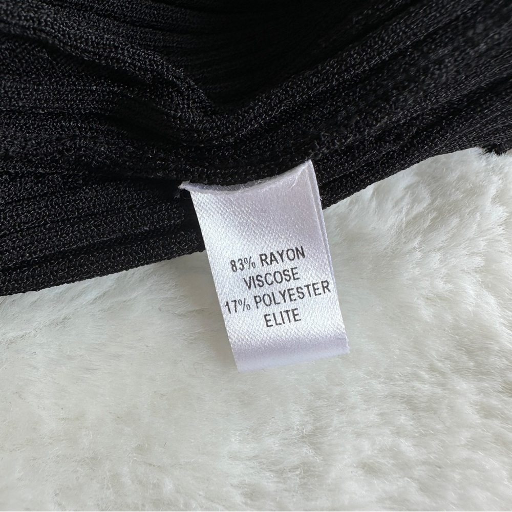 Cushnie Et Ochs Tie Waist Cropped Black Turtleneck Wrap Sweater XS - Picture 10 of 11